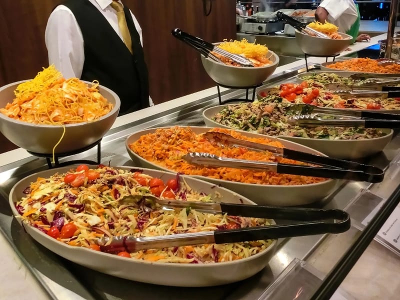 Professional catering event